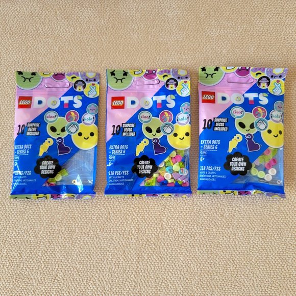 3x Lego Dots series 6 Extra Dots (41946) - new in packs - Picture 1 of 3
